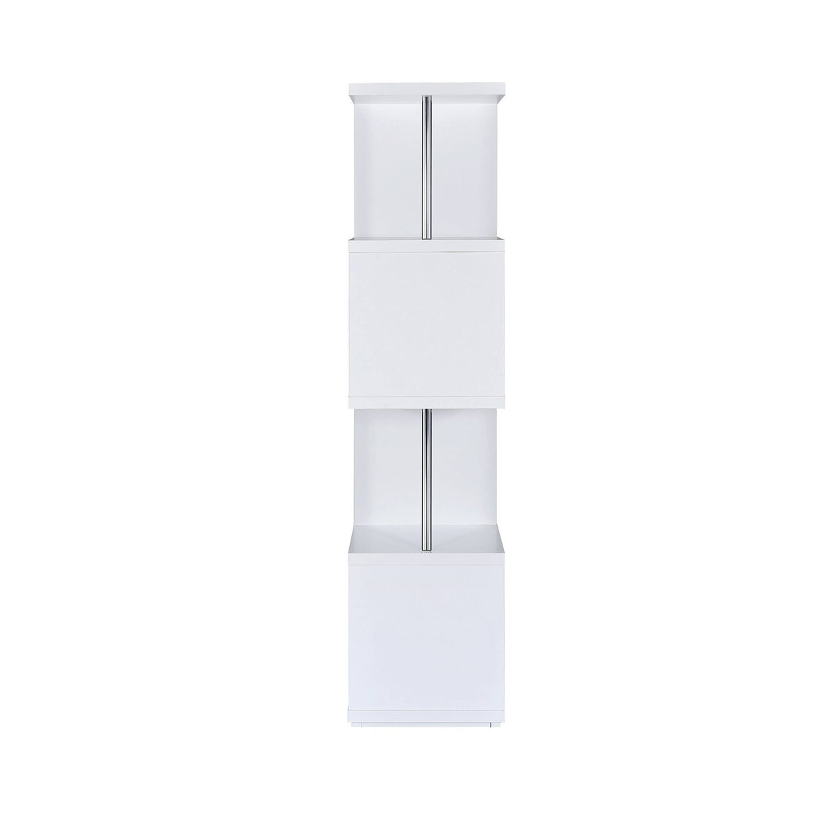 White 4-Tier Bookcase Y83404