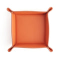 Orange Leather Valet Tray Z8064