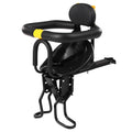 Children Safety Bicycle Seat Carrier with Back Rest, Foot Pedals J7246