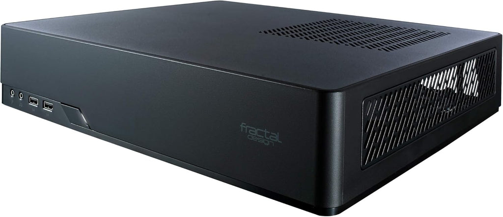 Black Mini-ITX Slim Profile Computer Case with PCIE 3.0 Riser Card W271