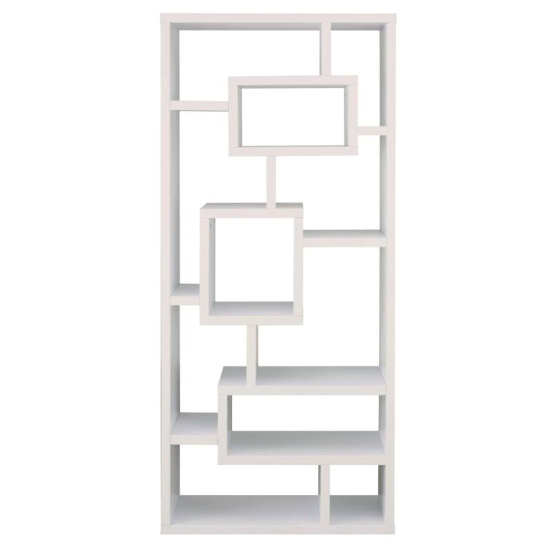 White Bookcase Z8328