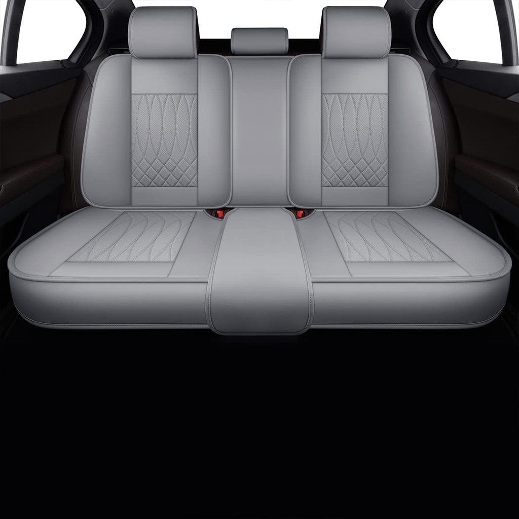 Black Leatherette Universal Full Set Seat Covers C123630