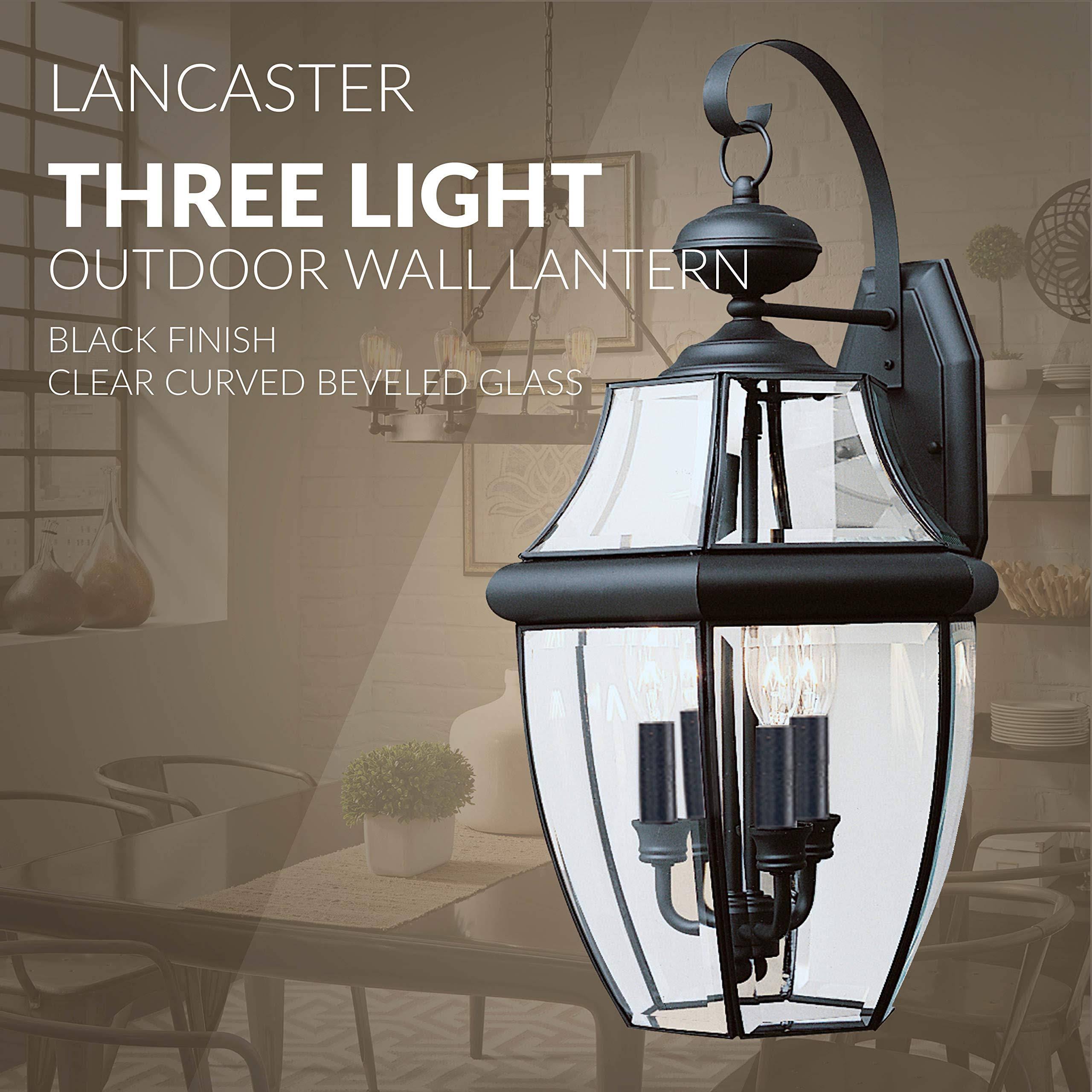 Black Outdoor Wall Lantern J8545