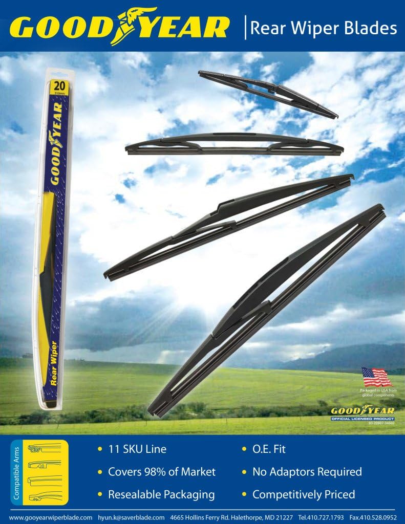 Windshield Wiper Blade Set Pack of 2 K810
