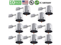 10 Pack 6x22 inch LED Recessed Lighting W4643
