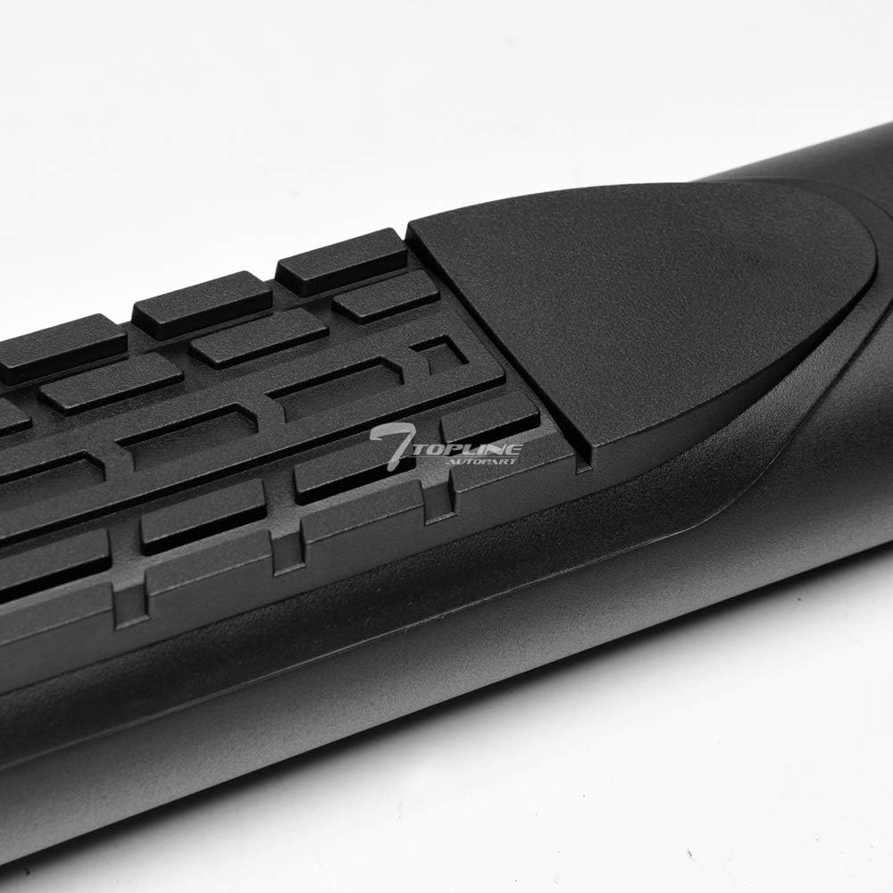 Oval Matte Black Side Step Nerf Bars Running Boards O319052