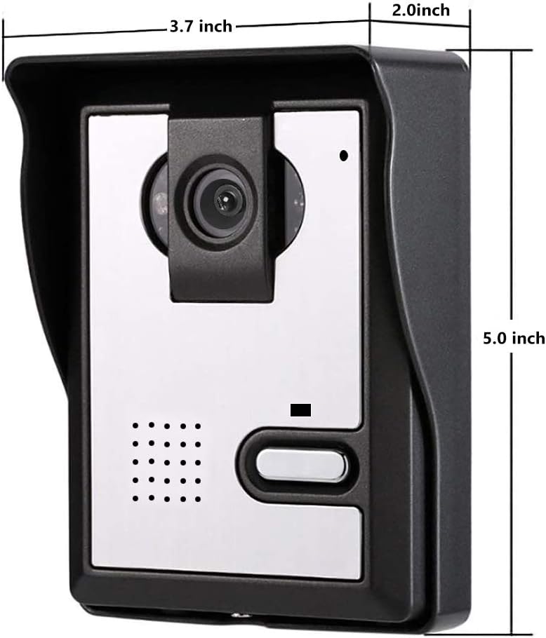 4.3 Inches Wired Video Door Phone System with LCD Monitor, IR Night Vision, Pack of 2 P109