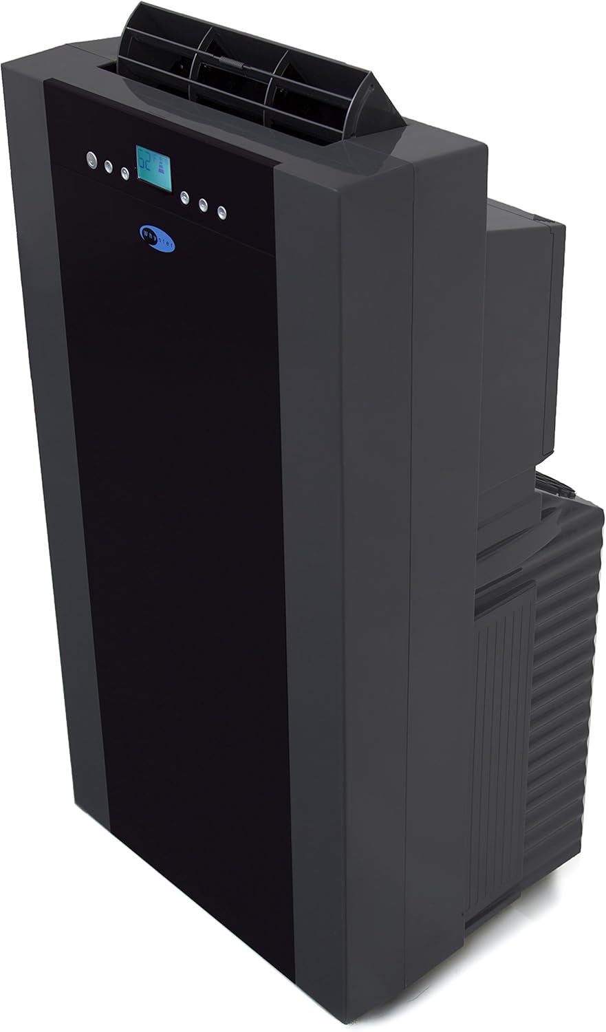 14,000 BTU Dual Hose Portable Air Conditioner with Activated Carbon Filter in Platinum and Black Q959828