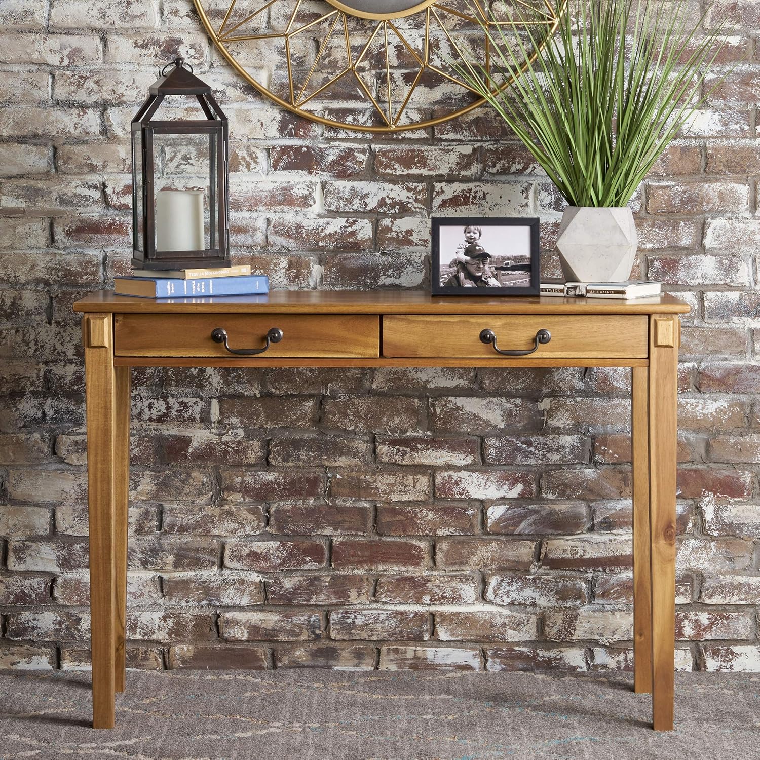 Acacia Wood Console Table U470311