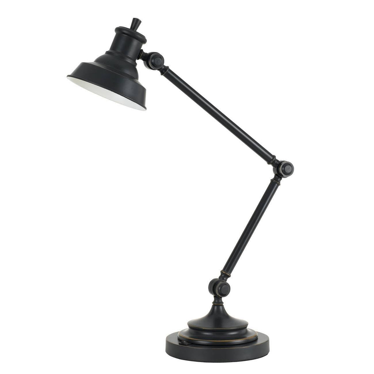34x22 Lumen Desk Lamp with LED Light Bulb Dark Bronze Q147