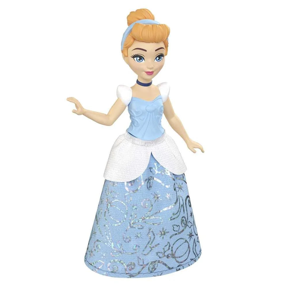 2 Disney Princess 3.5-inch Small Dolls - Cinderella & Mulan W5915