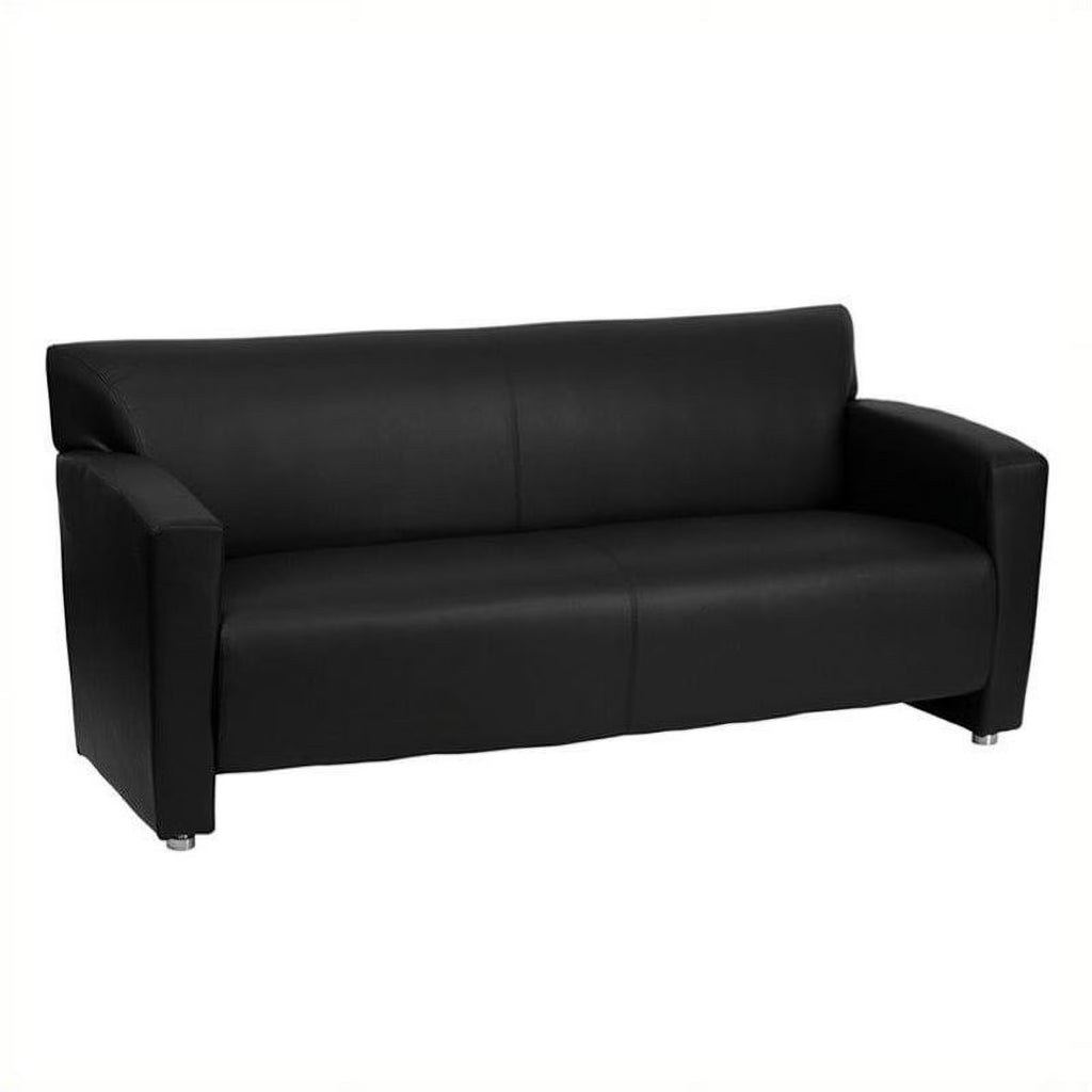 Black Leather Sofa G945013