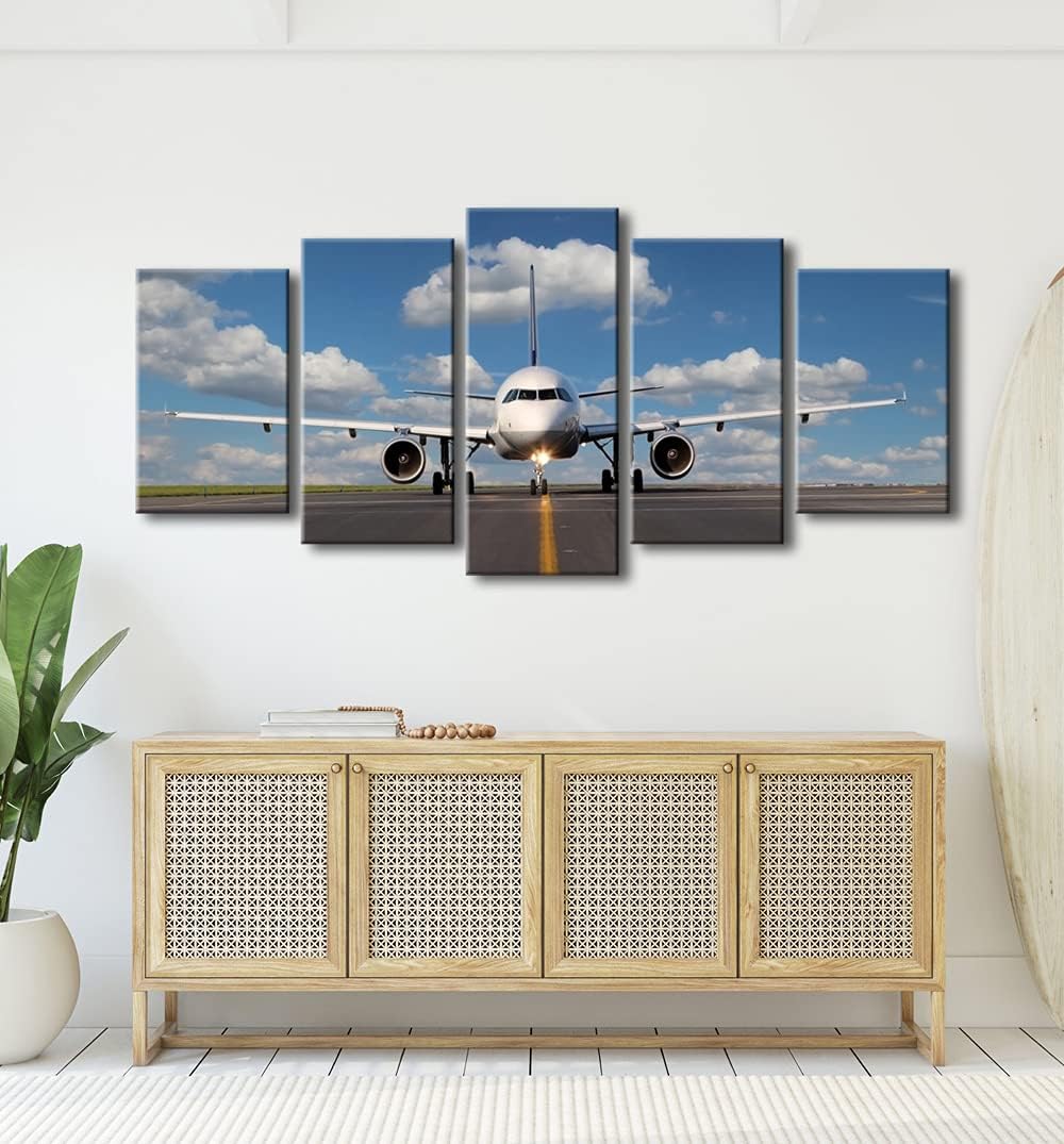 5 Panel Stretched Canvas Wall Art I733