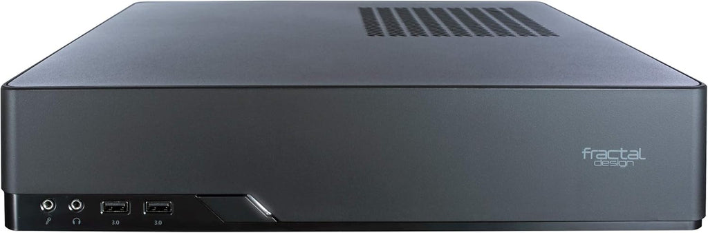 Black Mini-ITX Slim Profile Computer Case with PCIE 3.0 Riser Card W271