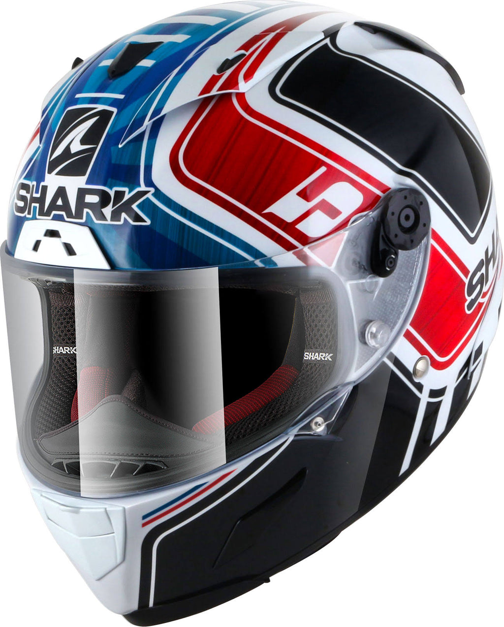 White - Blue - Red Helmet J92343