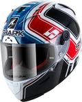 White - Blue - Red Helmet J92343