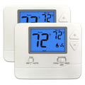 2PK White Non-Programmable Digital Thermostat with Large LCD Display R107