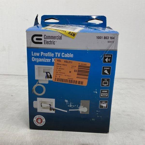 Flat Panel TV Cable Organizer Kit S914