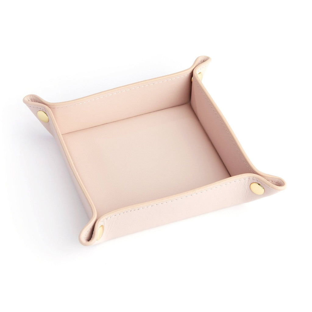 Orange Leather Valet Tray Z8064
