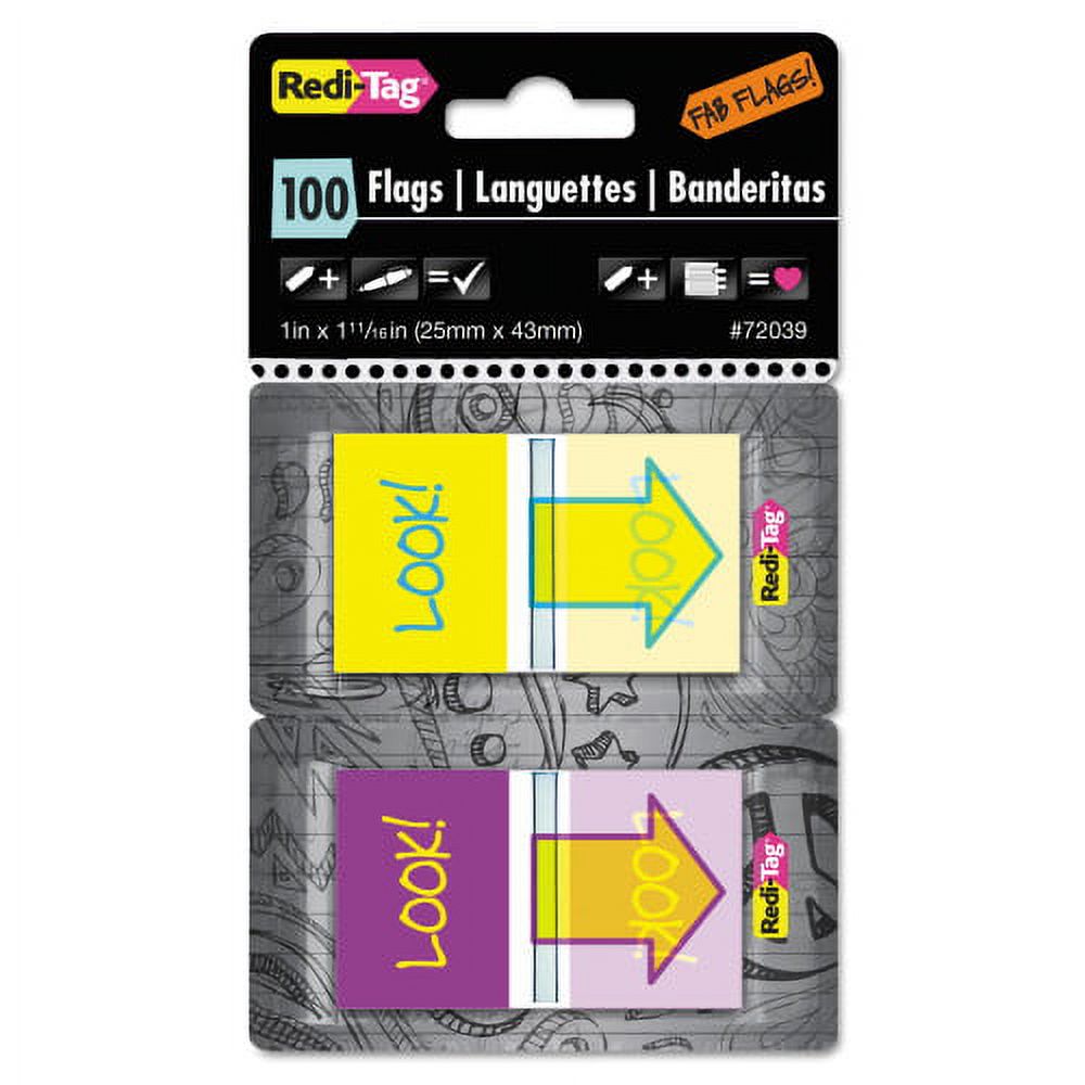 Pop-Up Page Flags with Dispenser, 100/Pack H5520