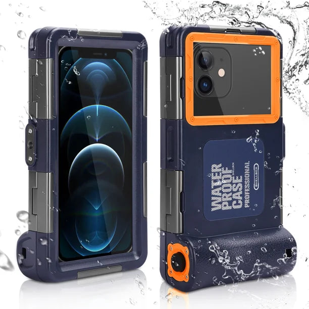 Waterproof Protective Case for Phones Up to 6.9 Inch with Lanyard R531