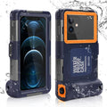 Waterproof Protective Case for Phones Up to 6.9 Inch with Lanyard R531