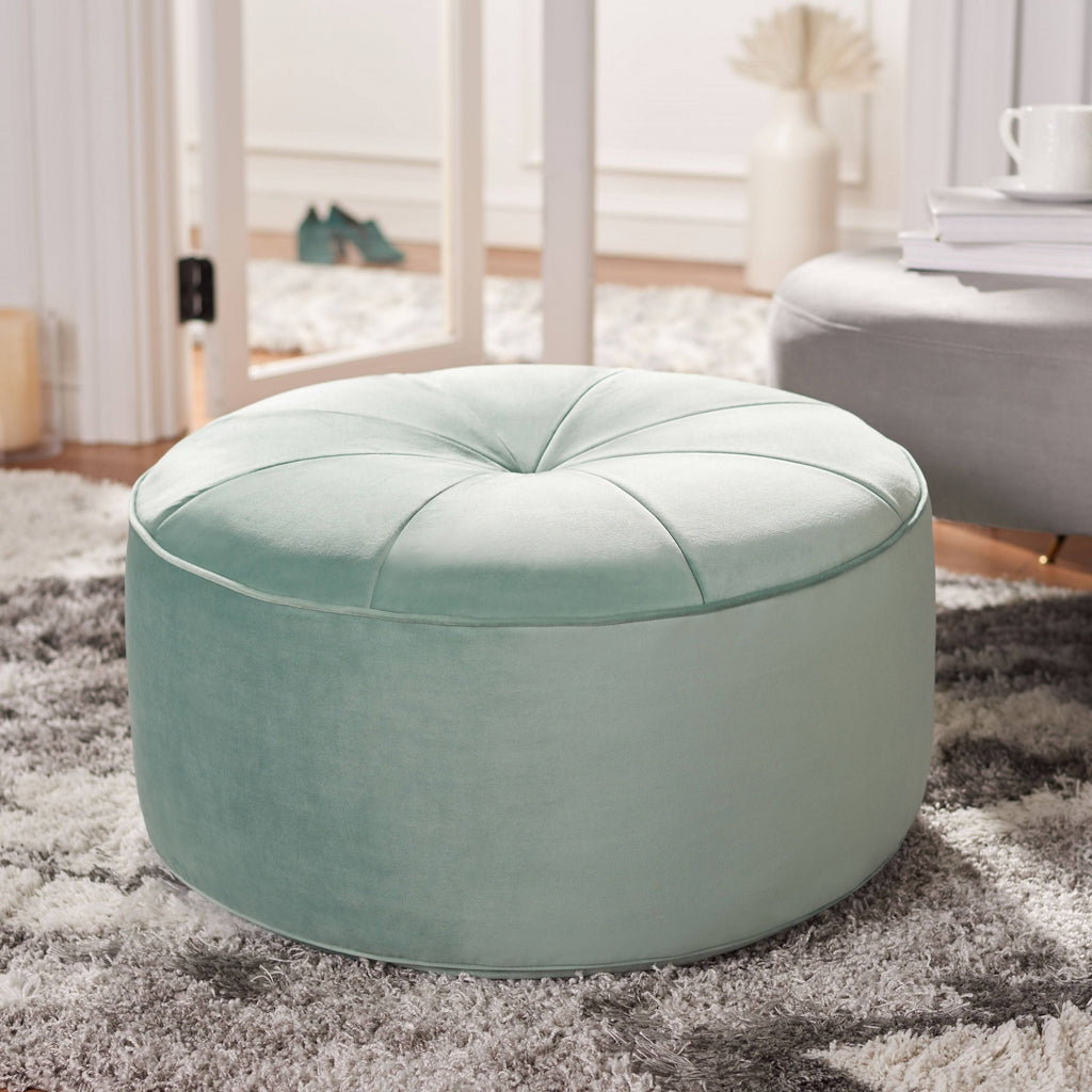 Mint Round Ottoman S4129