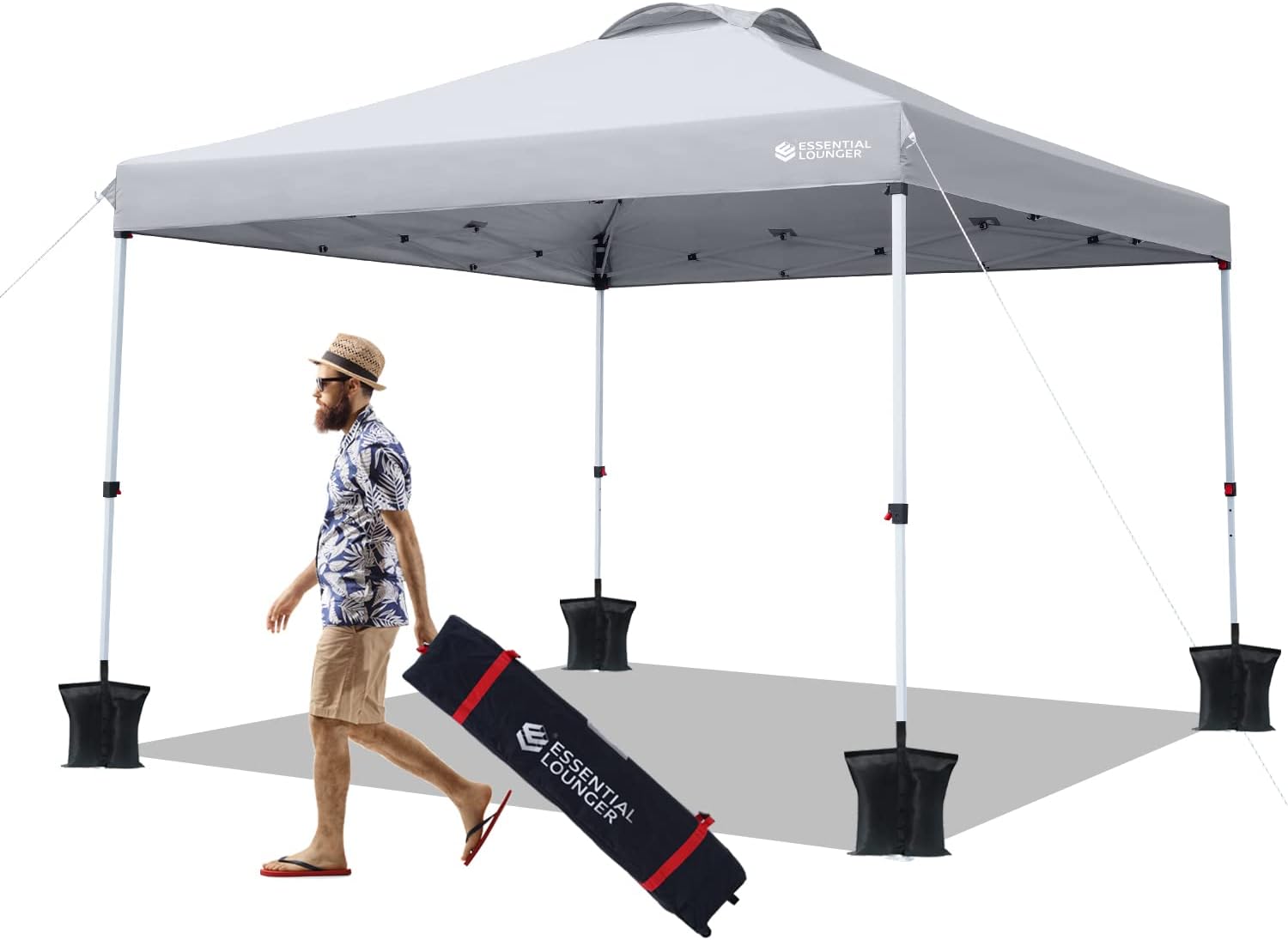 10'x10' Pop-up Canopy with Wheeled Bag Q4111