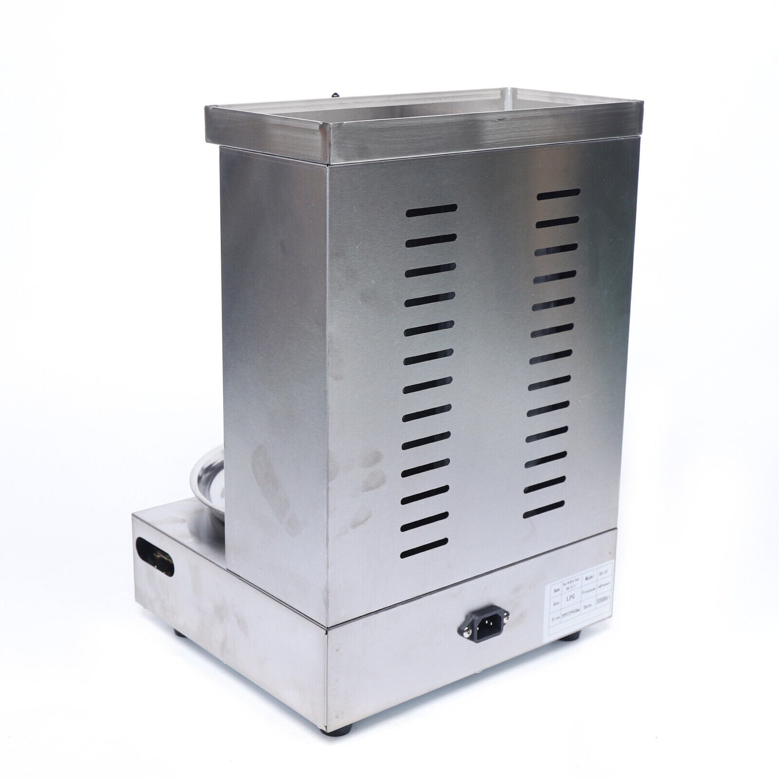 Stainless Steel Vertical Gas Broiler Shawarma Grill Machine D299578