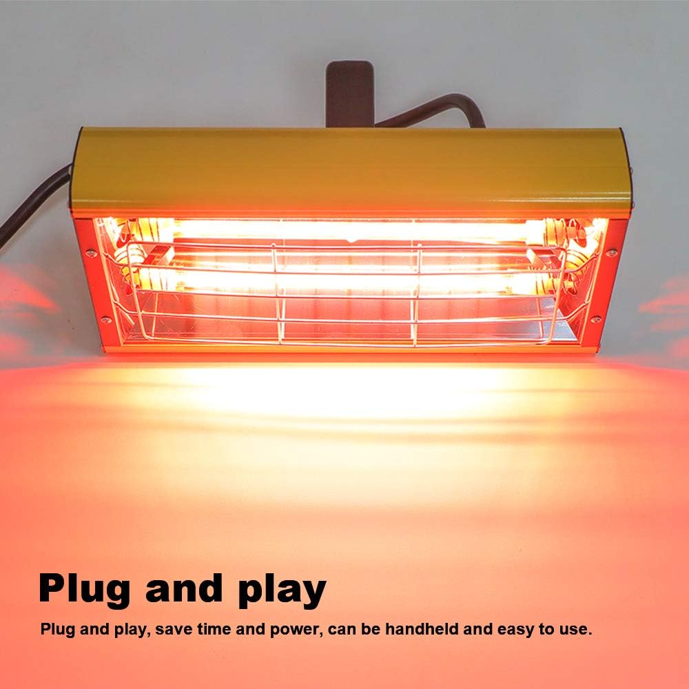 2000W Shortwave Infrared Paint Curing Lamp Q6553