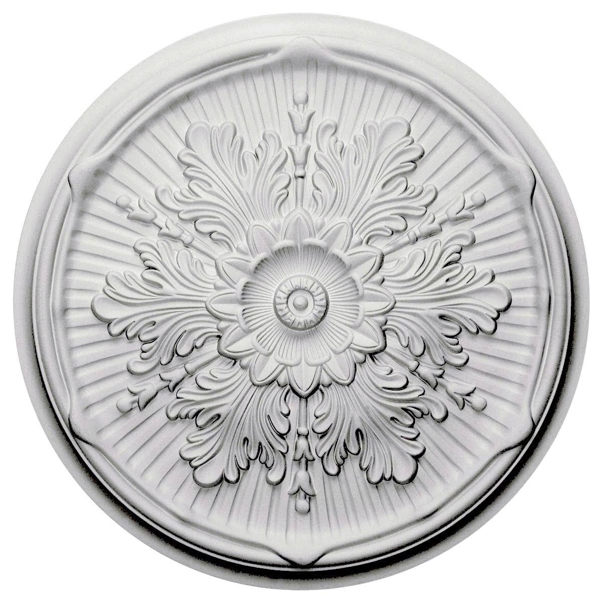 21 inch x 2 inch Hand-Painted Ceiling Medallion V7443