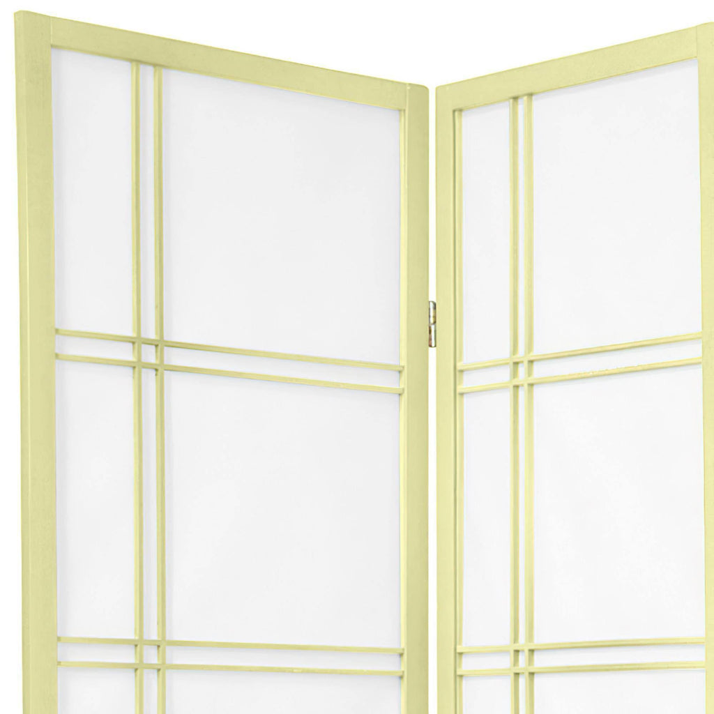 Ivory 5 Panel Shoji Screen L6210