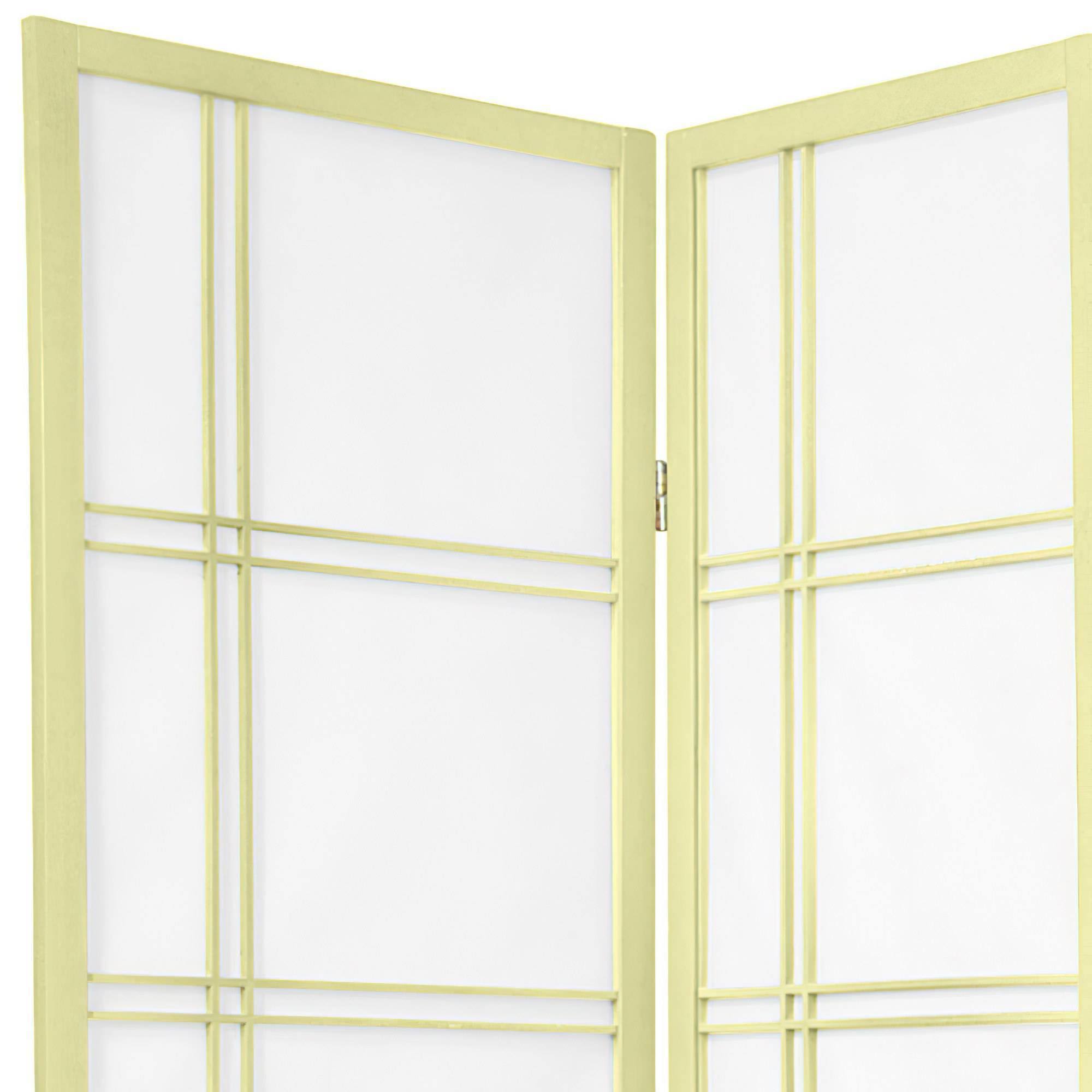 Ivory 5 Panel Shoji Screen L6210