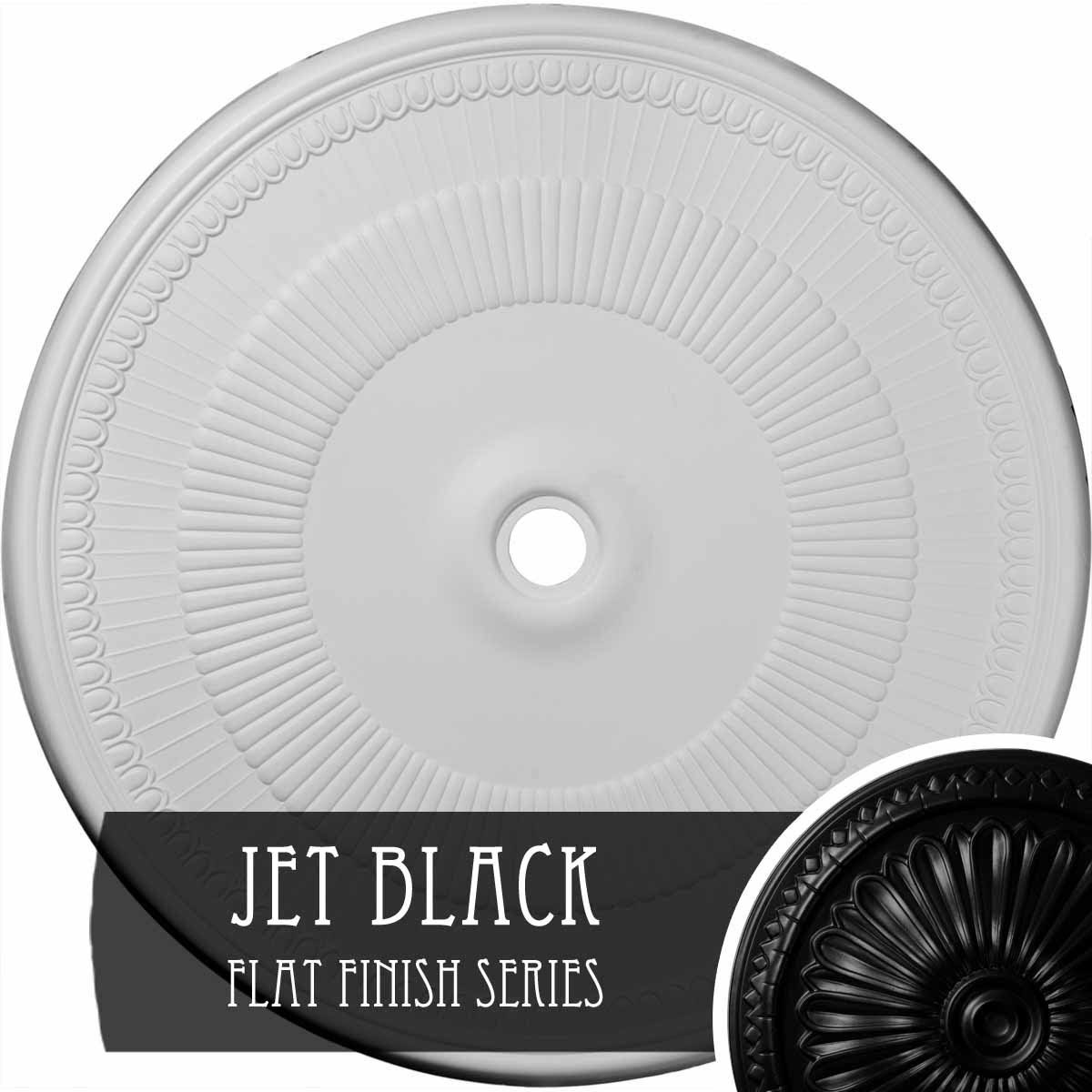 Jet Black Ceiling Medallion X700