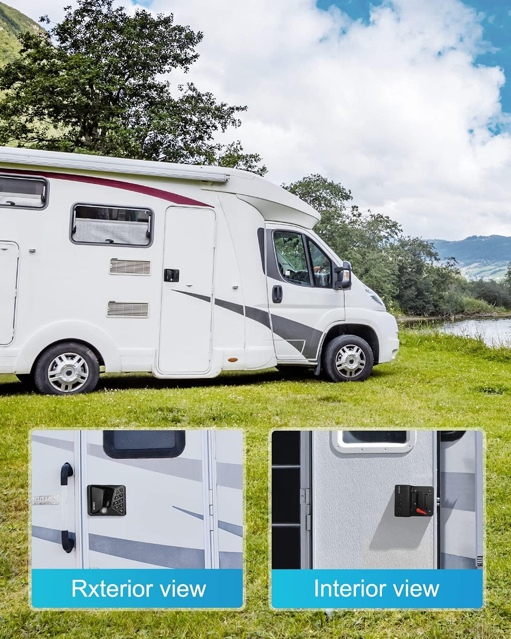 Keyless Entry RV Door Lock with Keypad Deadbolt E61946