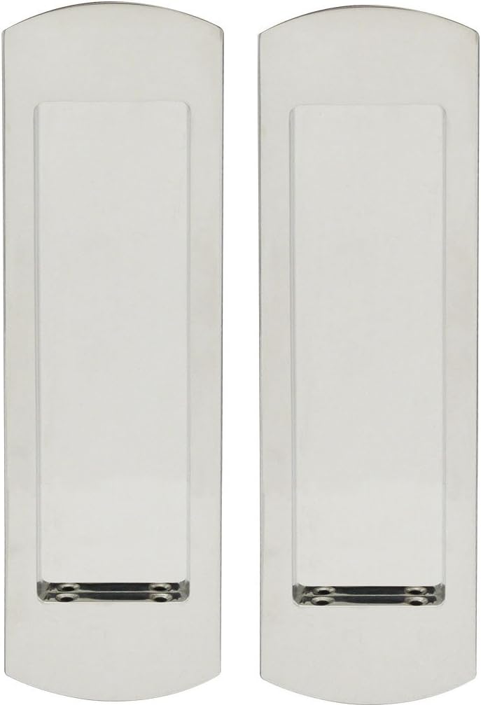 Aged Brass Pocket Door Dummy Trim W91148
