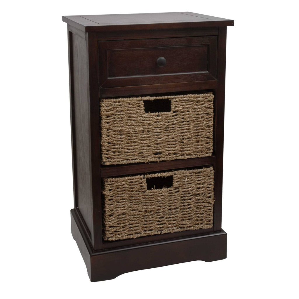 1-Drawer 2-Basket Accent Chest B103