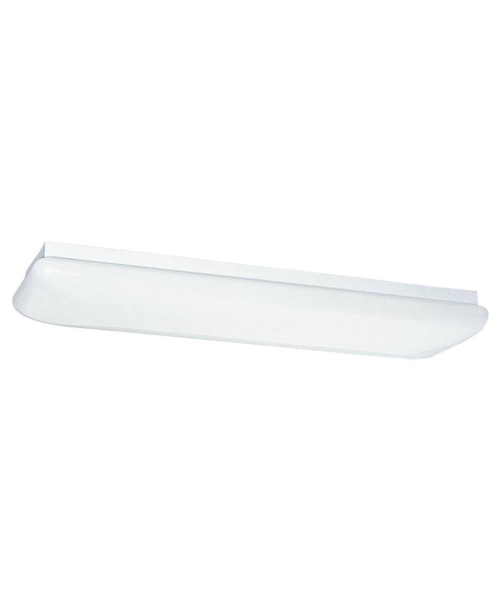Two Light Ceiling Flush Mount White C63615