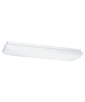 Two Light Ceiling Flush Mount White C63615