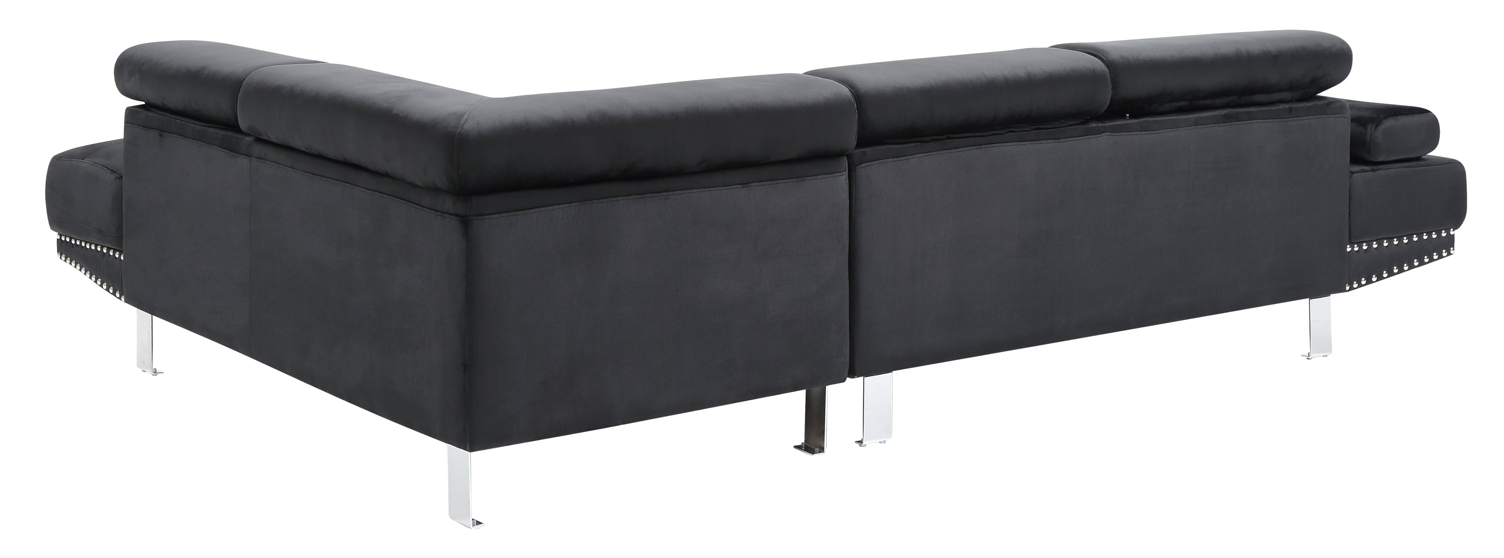 Black Sectional Sofa X474132