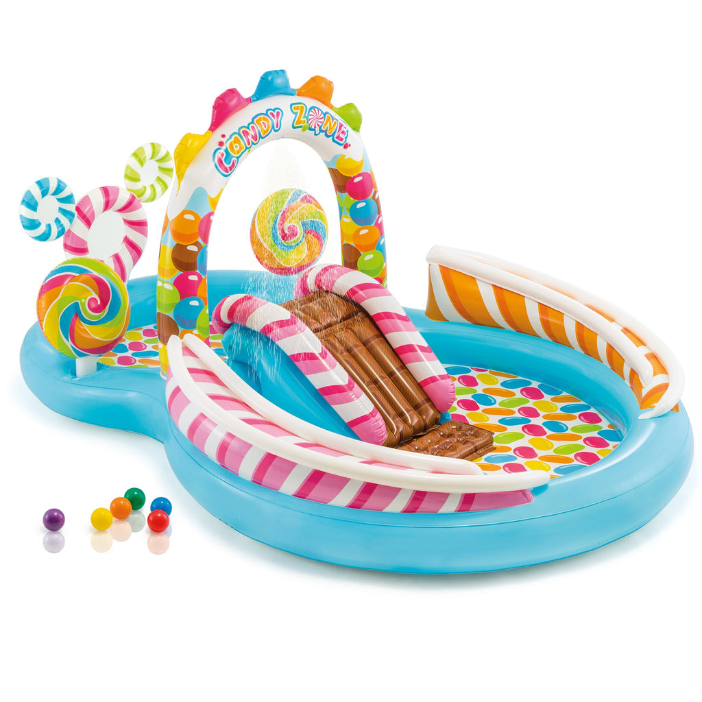9ft x 51in Kids Inflatable Pool with Electric Air Pump C753