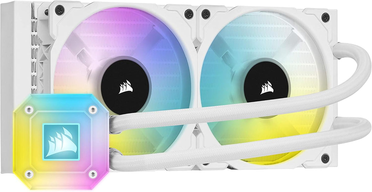 White Liquid CPU Cooler O185