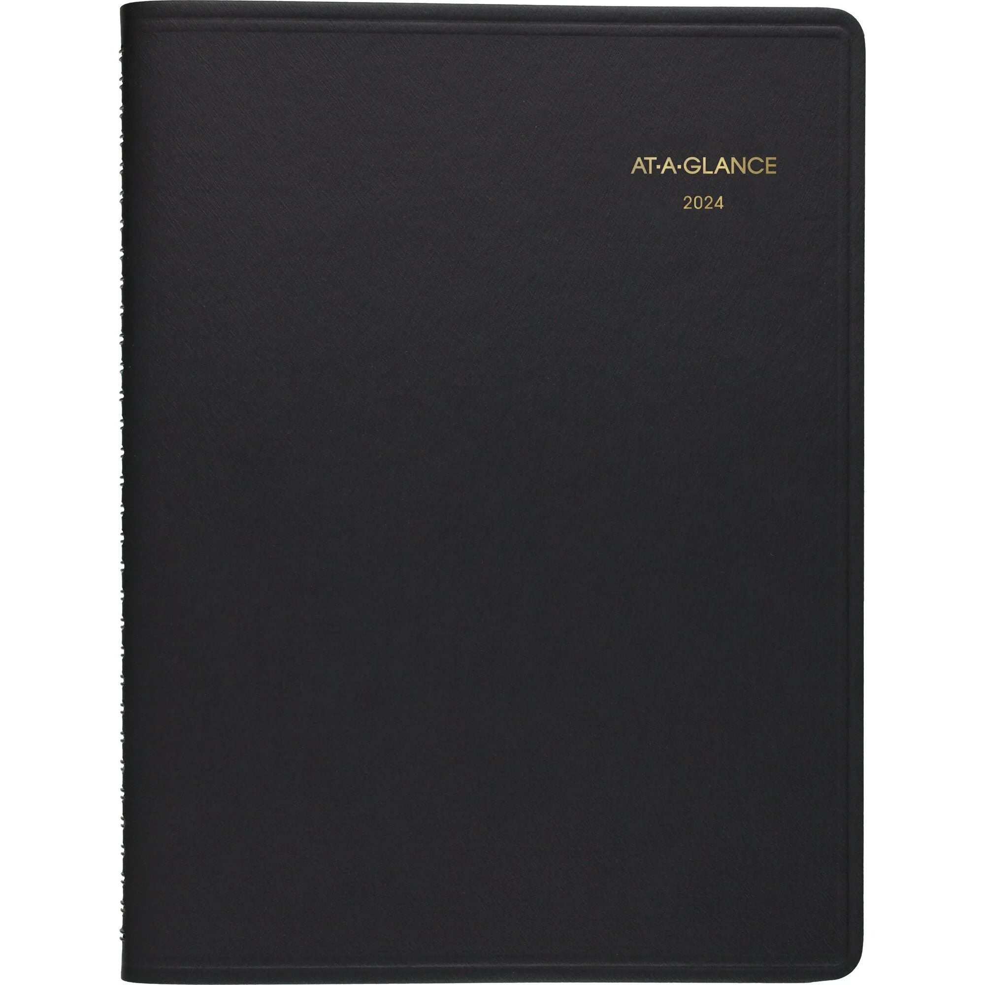 Two Person Daily Appointment Book Black Large 8 x 11 E36599