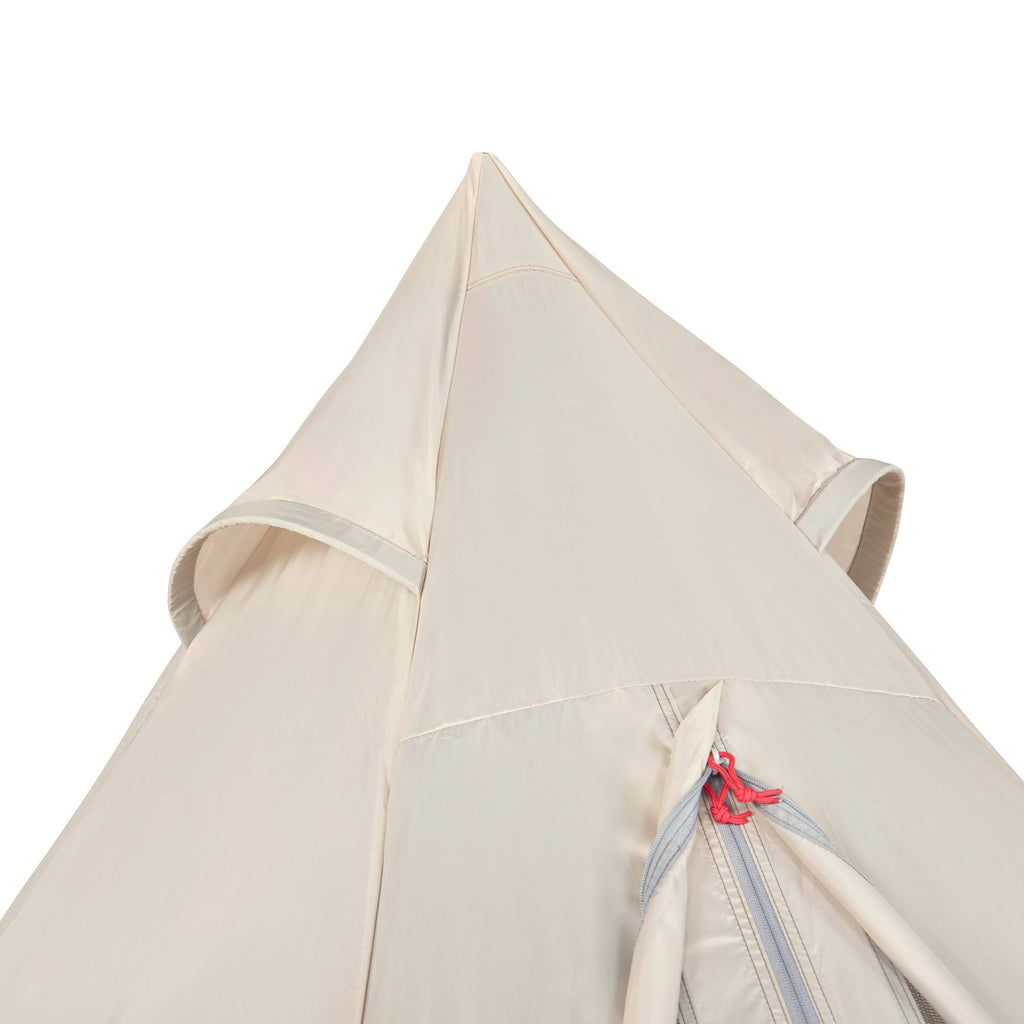 Red Plaid 5 Person Camping Teepee Tent I1270