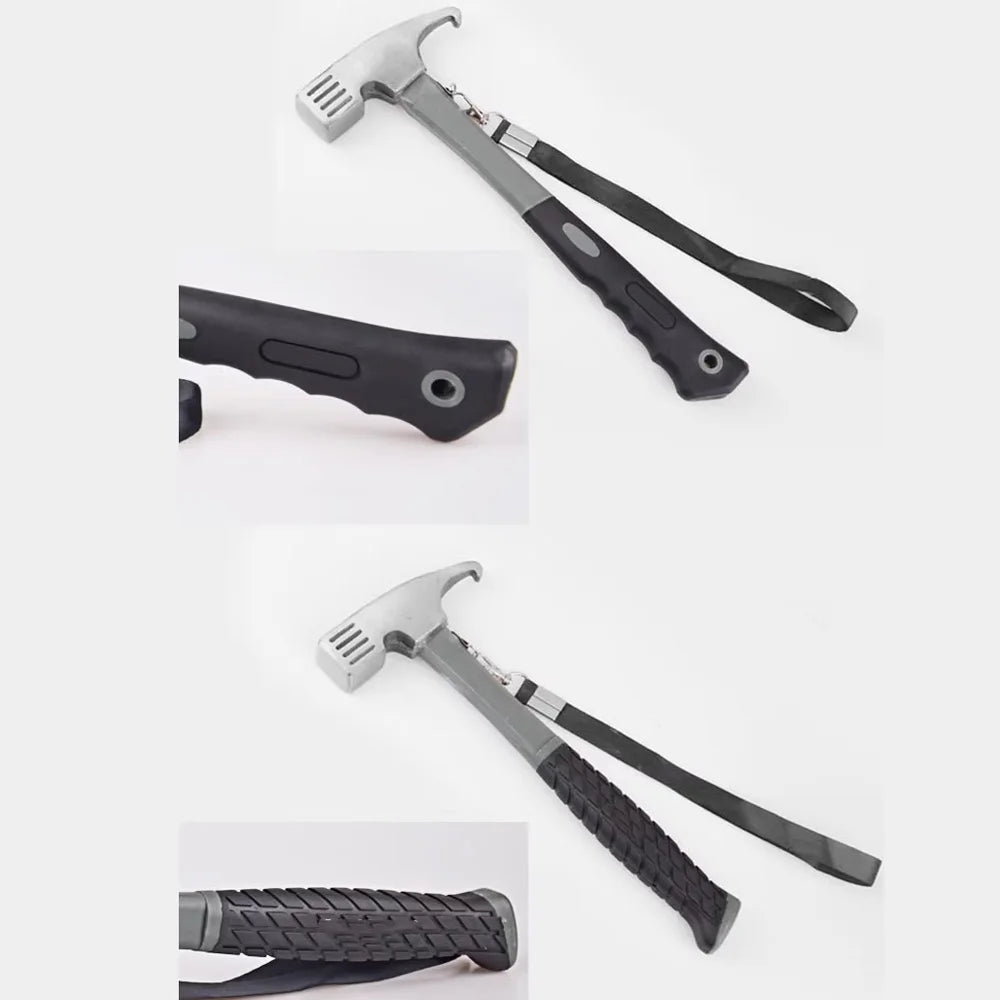 Steel Tent Stake Set with Hammer U95329