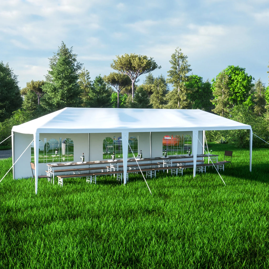 10x30' Outdoor Canopy Tent with 5 Removable Sidewalls U483
