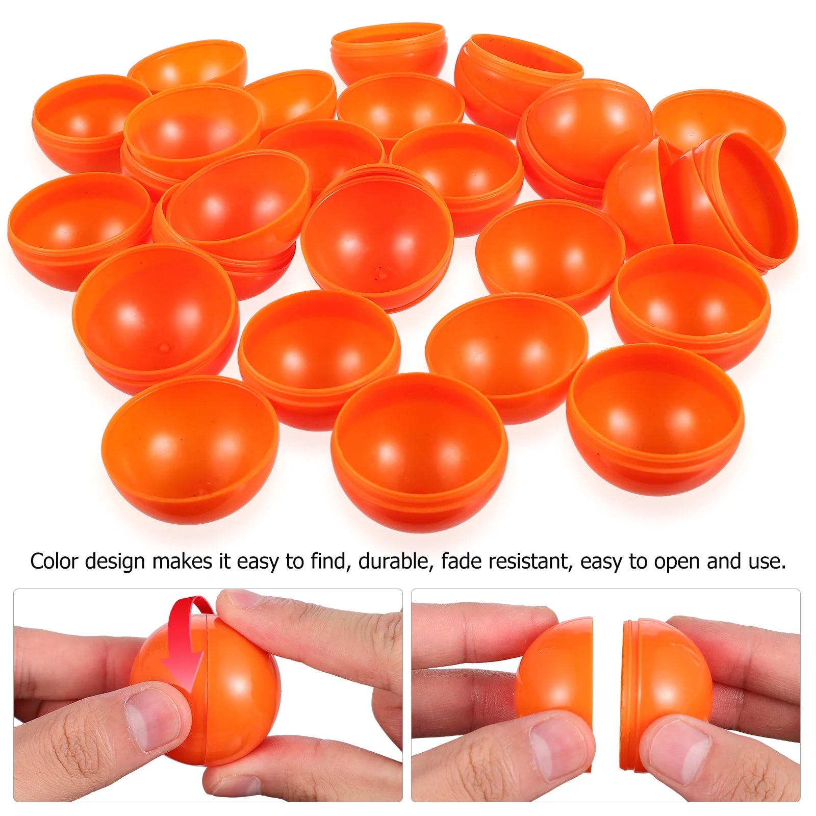 25 Pcs Plastic Hollow Openable Raffle Balls X82384