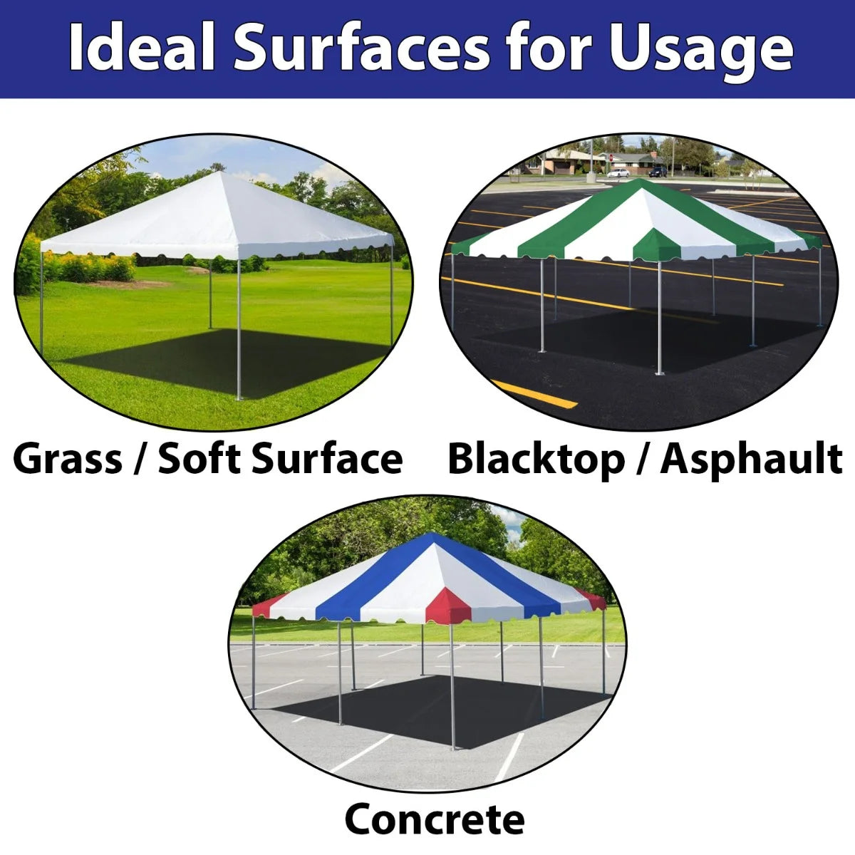 West Coast Tent Frame Only, 15 ft x 30 ft G8254