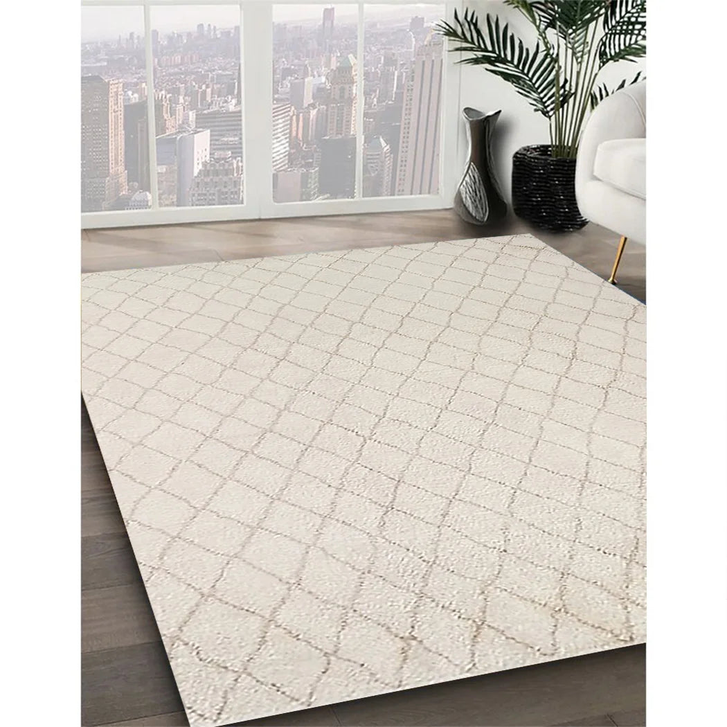 Desert Sand Beige Rectangle Oriental Area Rug, 2' x 5' A13547