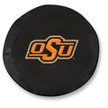 Black Vinyl Fitted Car Tire Cover R919665